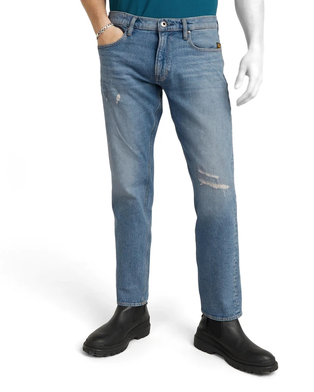 G-Star Men's Mosa Straight Jeans, Blue (sun faded highcloud restored D23692-D775-G726), 34W / 30L
