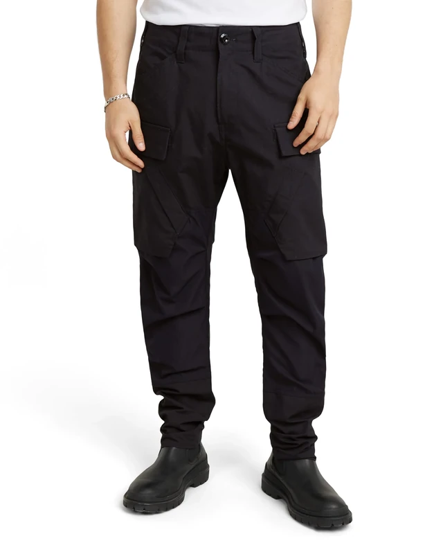 G-Star Men's 3D Regular Tapered Cargo Pants 3.0, Black (dk black D25185-D213-6484), 36W / 36L