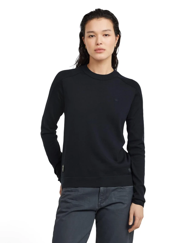 G-Star Women's Core Knitted Sweater, Blue (osaka blue D25509-D847-3873), L