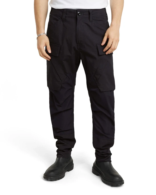G-Star Men's 3D Regular Tapered Cargo Pants 3.0, Black (dk black D25185-D213-6484), 30W / 34L