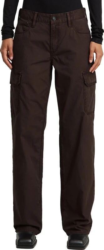 G-Star Women's Judee Low Waist Cargo Pants, Brown (chocolate plum gd D24673-D388-H312), 29W / 34L
