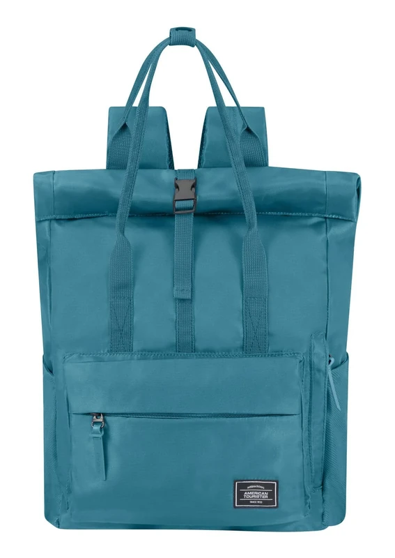 American Tourister Urban Groove UG25 - Laptop Backpack 15.6" (42.5 cm) - Business & School Backpack with Bottle Holder, Ergonomic, Lightweight, Smart Sleeve - 20.5L - Blue (Breeze Blue)