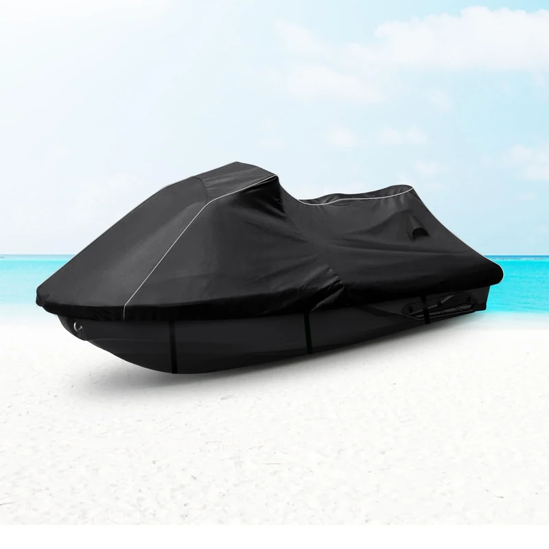 Waterproof Jet Ski Cover Custom Fit for Sea-doo Spark 2up Spark Trixx 2up, 600D Oxford UV-Proof Jetski Waverunner Covers, Trailerable Jetski Cover with Air Vents, Reflective Strips