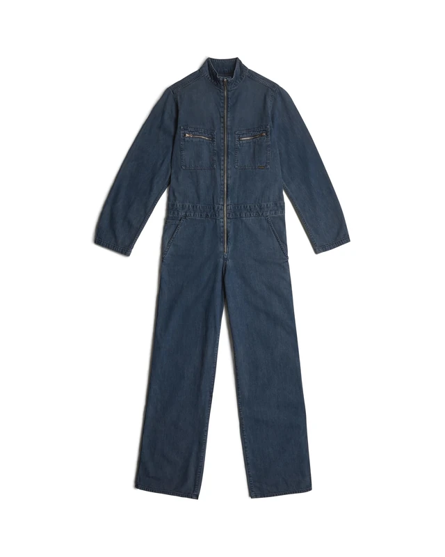 G-Star Women's Mechanics Coverall, Blue (worn in dusky clouds D25306-D252-G798), XL