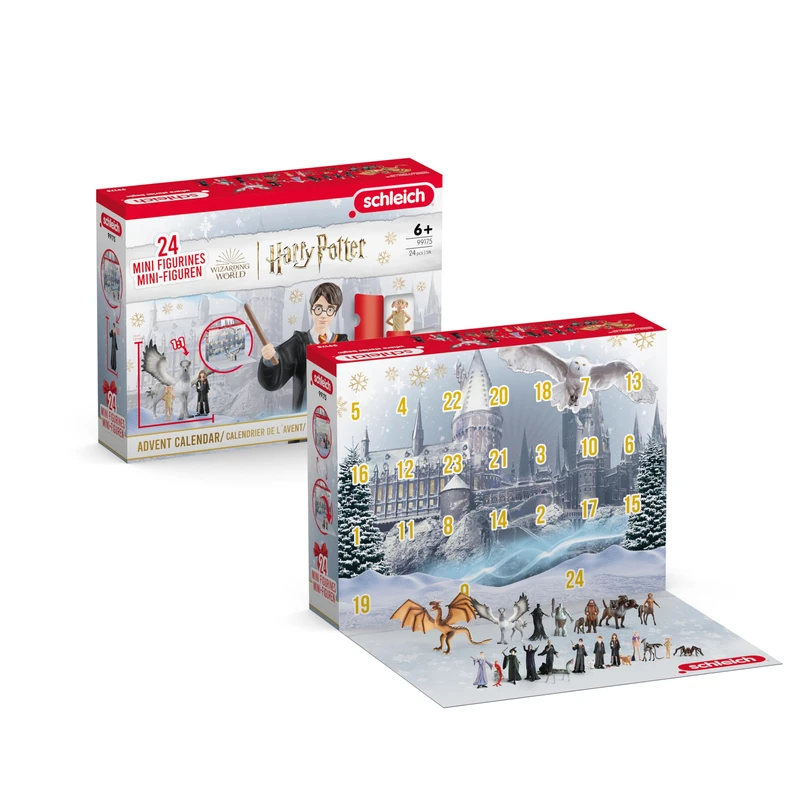 Schleich Harry Potter Advent Calendar - 24 PC Harry Potter Mini Figurine Set - Wizarding World Collectible Figures for Kids and Adults - Christmas Holiday Countdown Calendar - Ages 6+ | 99175