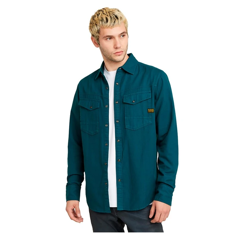 G-Star Men's Dakota Slim Shirt , Blue (nitro gd D25223-D454-D150), M