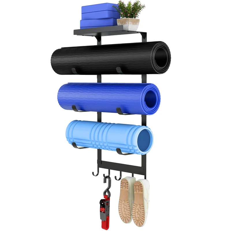 LSK Yoga Mat Holder Matte Black