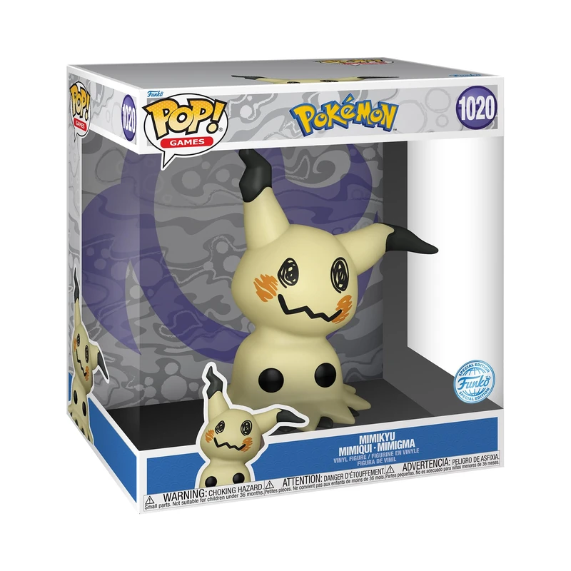 Funko Pop! Jumbo: Pokemon - Mimikyu - Mimigma - Vinyl Collectible Figure - Gift Idea - Official Merchandise - Toy for Children and Adults - Video Games Fans - Model Figure for Collectors