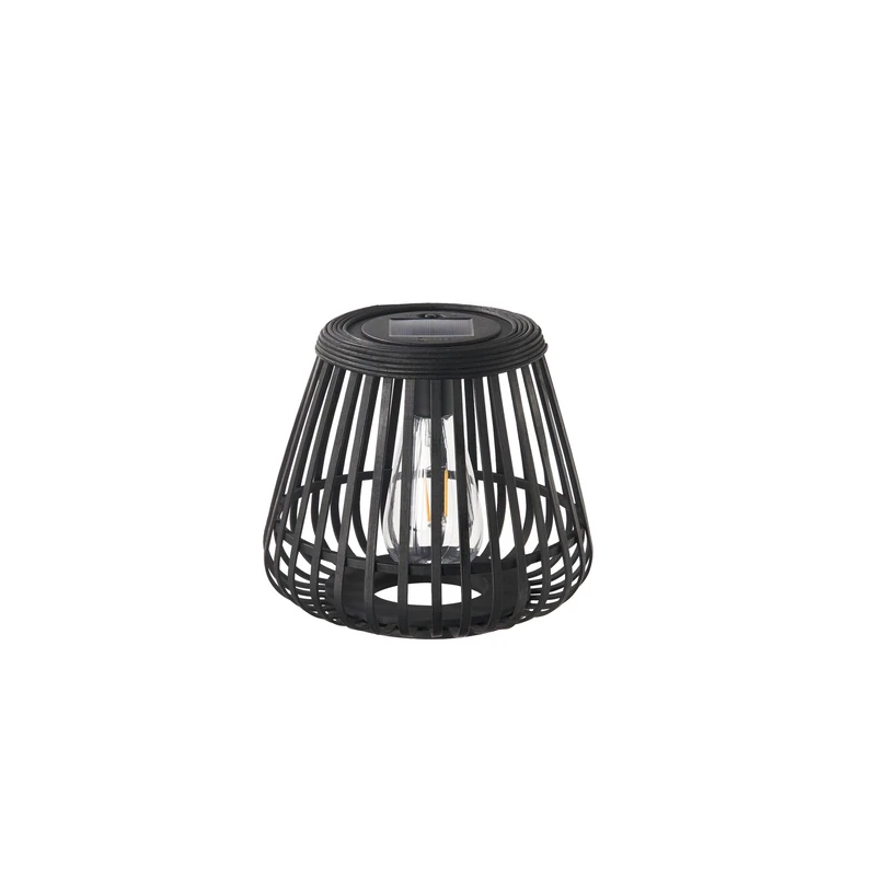 Paulmann Pauleen 48343 Glimmer Solar Lantern IP44 2700K 7lm Black Solar luminaire