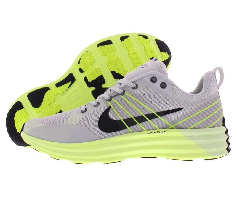 NIKE Men's Lunar Roam Sneaker, Neutral Grey Black Volt Photon Dust, 6.5 UK