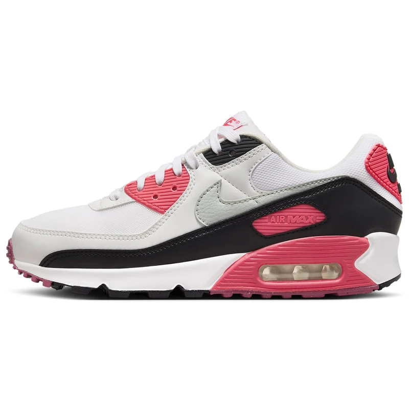 Nike DH8010-105 Air Max 90 Women White/Light Silver-Aster Pink-Black UK 8