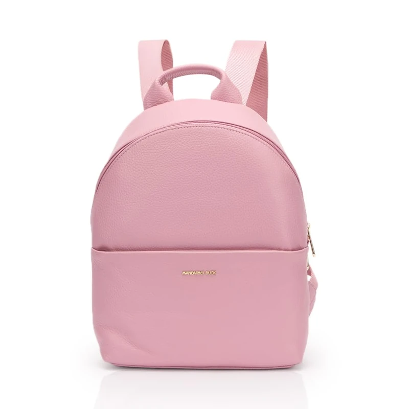Mandarina Duck, Mellow Leather Backpack, Women, One Size, Lilac Rose, One Size