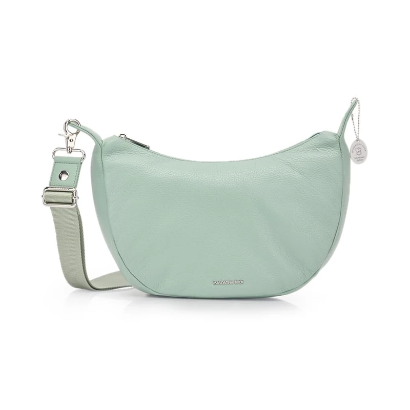 Mandarina Duck Women Mellow Leather Hobo, Iceberg Green, Taglia Unica