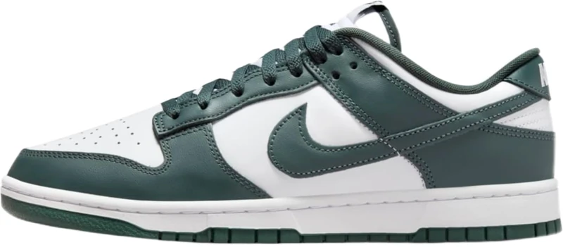 Nike DV0833-111 Dunk Low Retro Men White/Vintage Green-White UK 8
