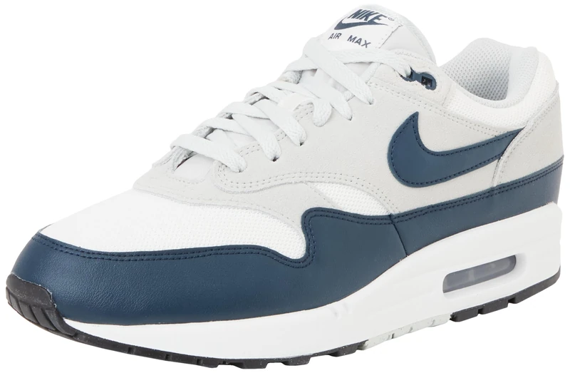 NIKE FZ5808 AIR MAX 1 ESS Men Summit White/Armory Navy-Light Silver UK 10.5