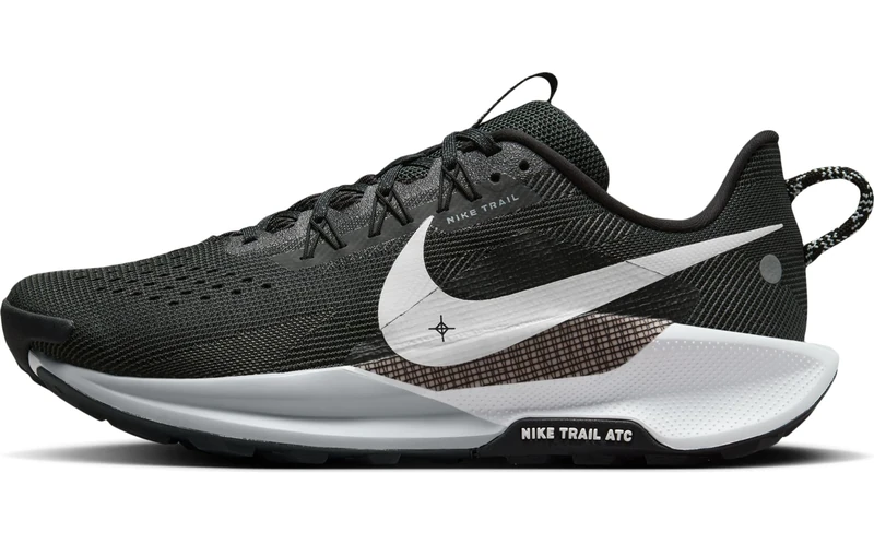 NIKE DV3864 ReactX Pegasus Trail 5 Men Black/White-Anthracite-Wolf Grey UK 6.5