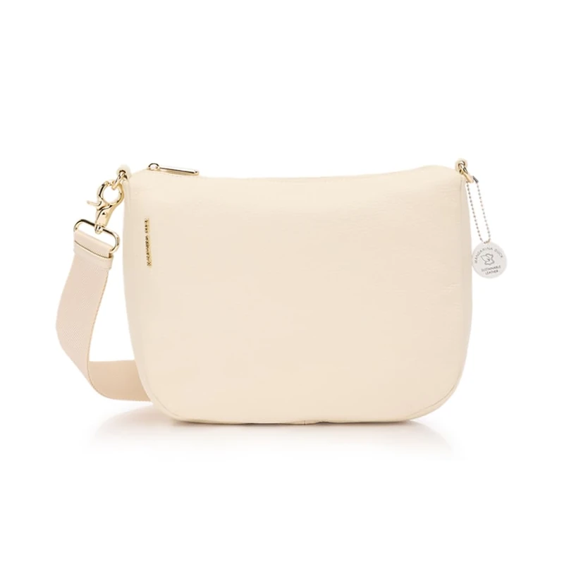 Mandarina Duck Mellow Leather Hobo, Women, Almond, Taglia Unica