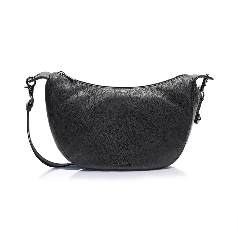 Mandarina Duck Women Mellow Leather Hobo, Black, Taglia Unica