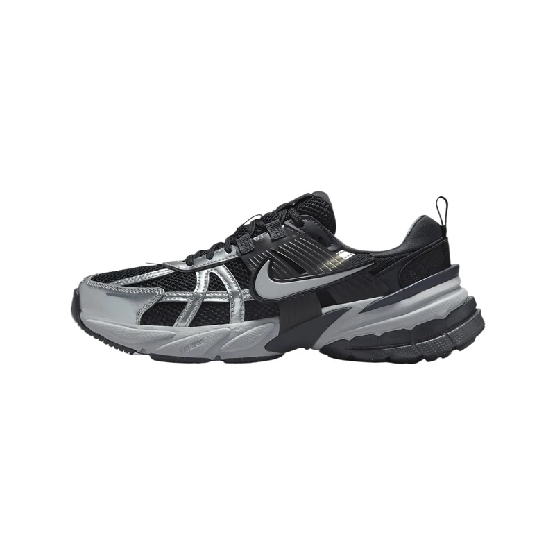NIKE FD0736 V2K Run Women Black/Metallic Silver-Anthracite UK 3.5