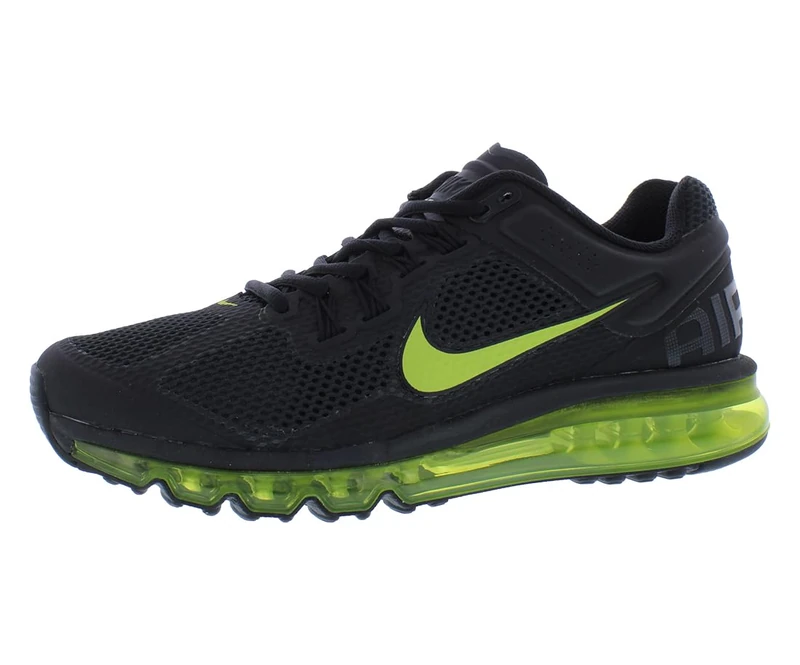 Nike Men's AIR MAX 2013 Sneaker, Black Cyber Anthracite, 5 UK