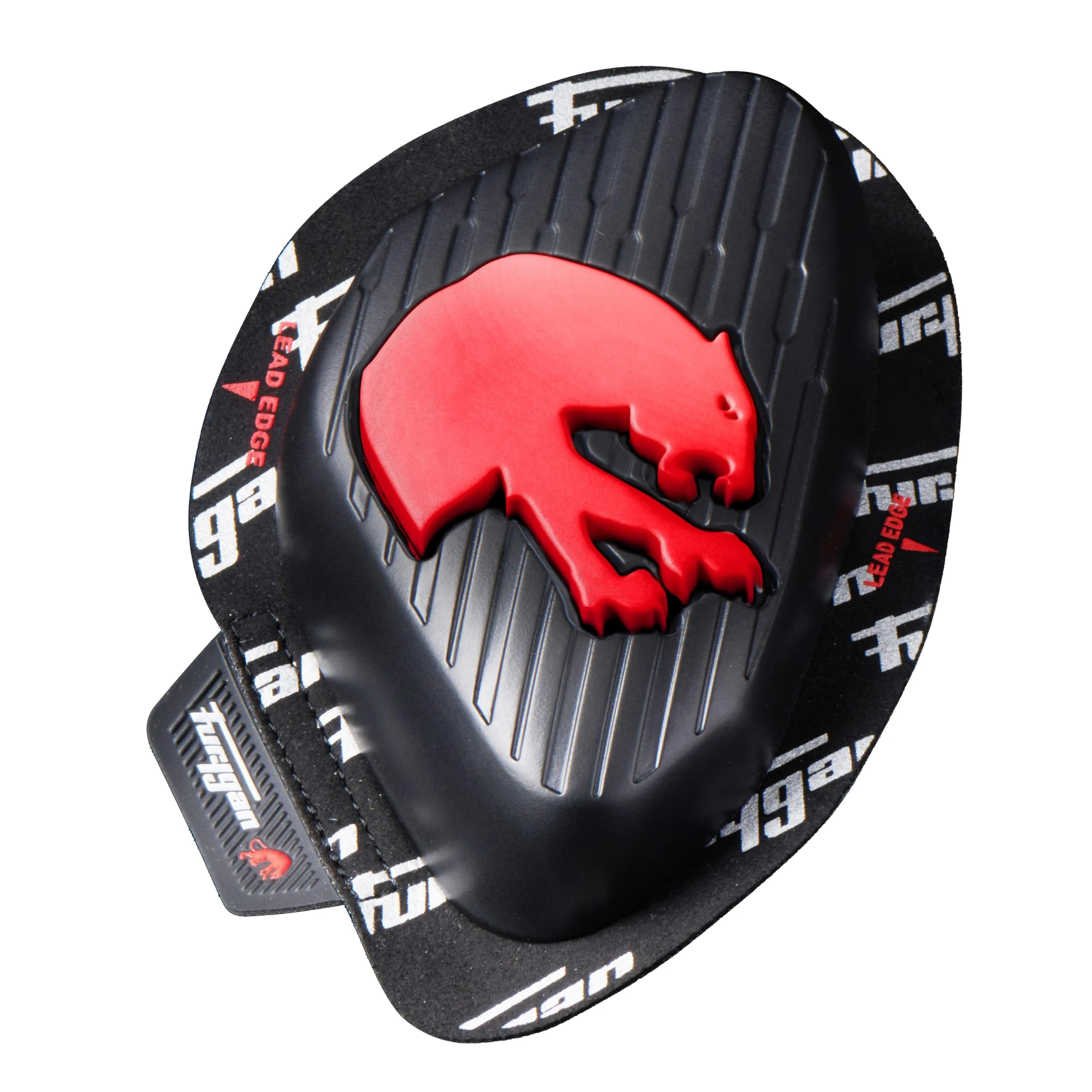 Furygan KNEE SLIDERS - Motorcycle Track Racing - Lightweight, Durable, Strong, Racing Pants, MotoGP Moto3 Competition - Black/Red -MOTORCYCLE-UNISEX-RACING