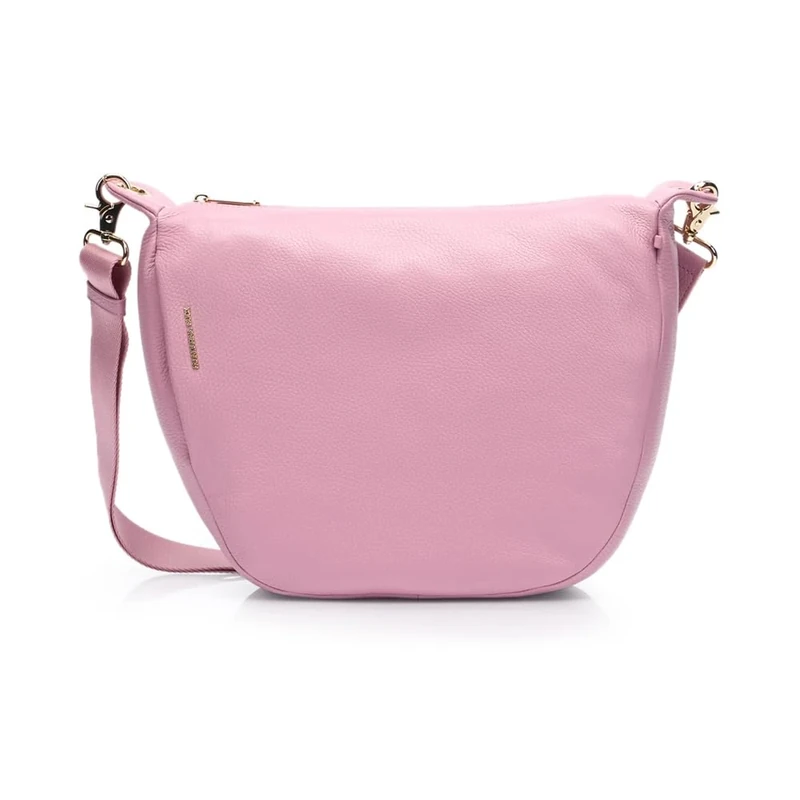 Mandarina Duck Women Mellow Leather Crossover, Lilac Rose, Taglia Unica