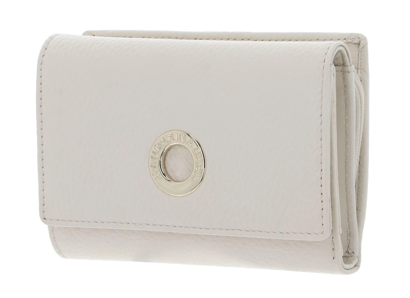 Mandarina Duck Mellow Leather Wallet, Women's Travel Accessories, One Size, Almond, One Size