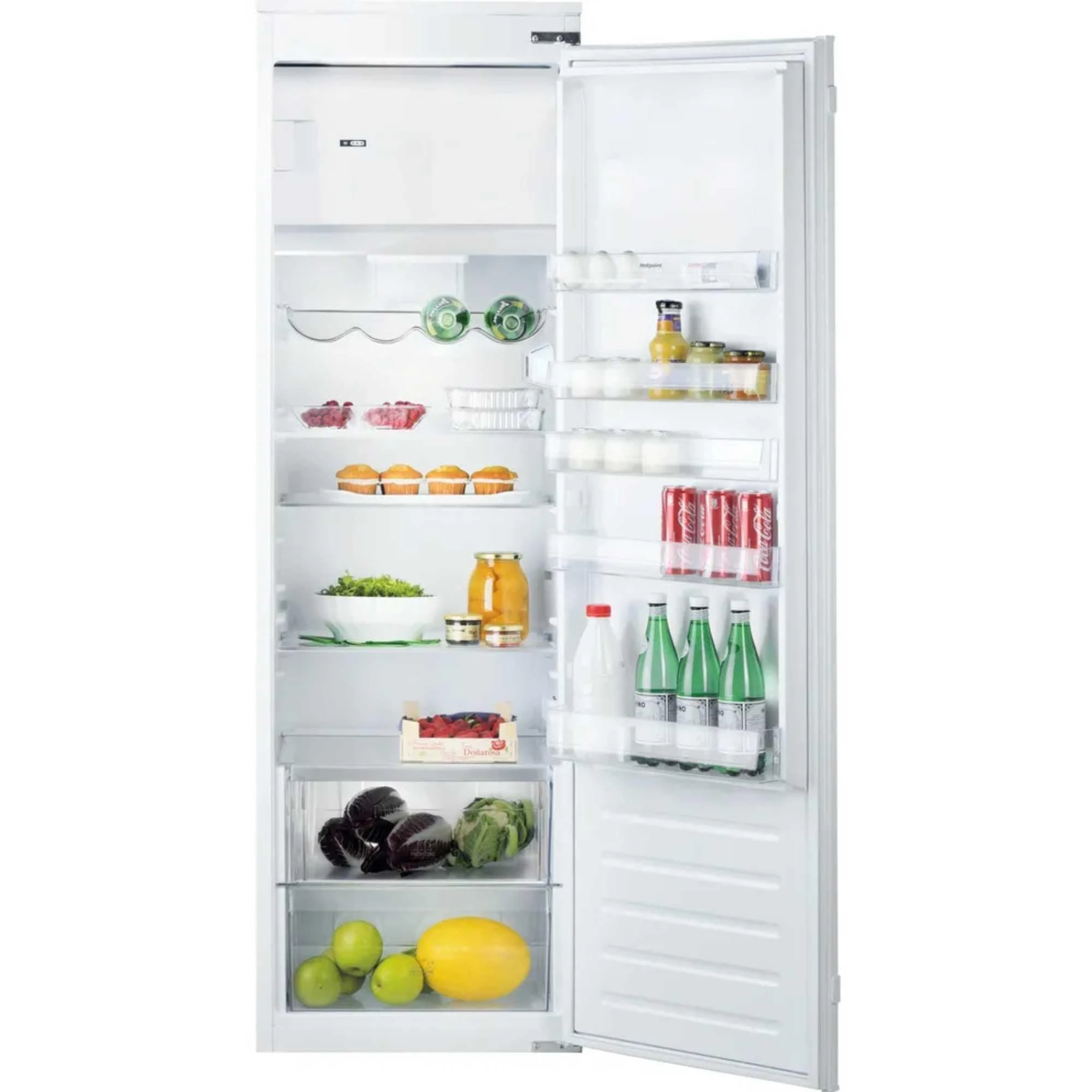 Hotpoint 262 Litre In-column Integrated Upright Fridge - White