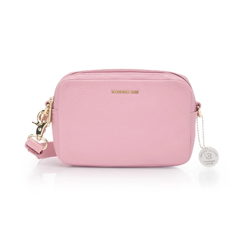 Mandarina Duck Mellow Leather Camera Bag, Women, Lilac Rose, Taglia Unica