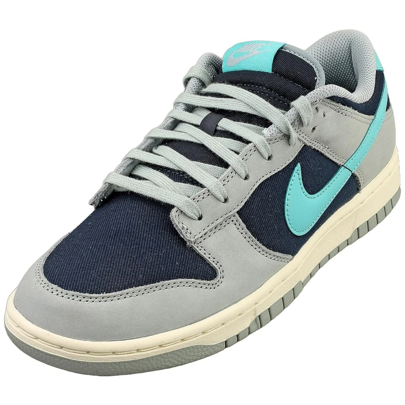 NIKE FB8895 Dunk Low Retro Premium Men Light Pumice/Green Frost-Dark Obsidian UK 7.5