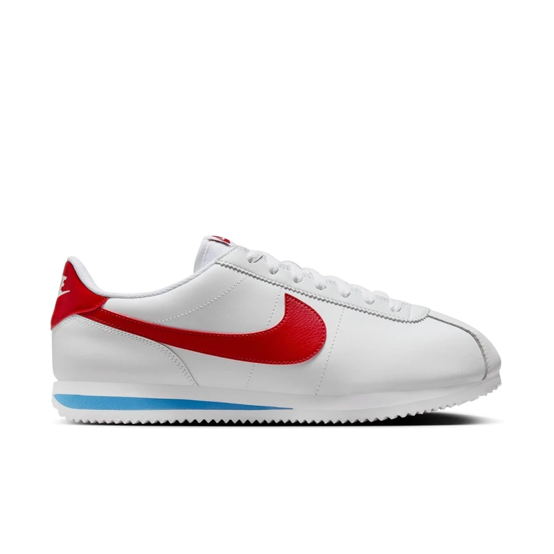 Nike Men's Cortez Shoes, White/Varsity Red/Varsity Blue, 10.5