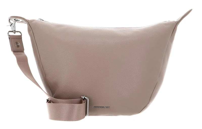 Mandarina Duck Women Mellow Leather Hobo, Warm Taupe, Taglia Unica