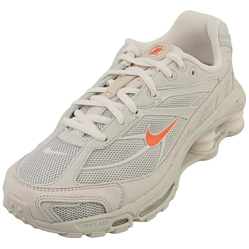 Nike HQ5412-072 Shox Ride 2 Men Light Bone/Turf Orange-Phantom UK 14