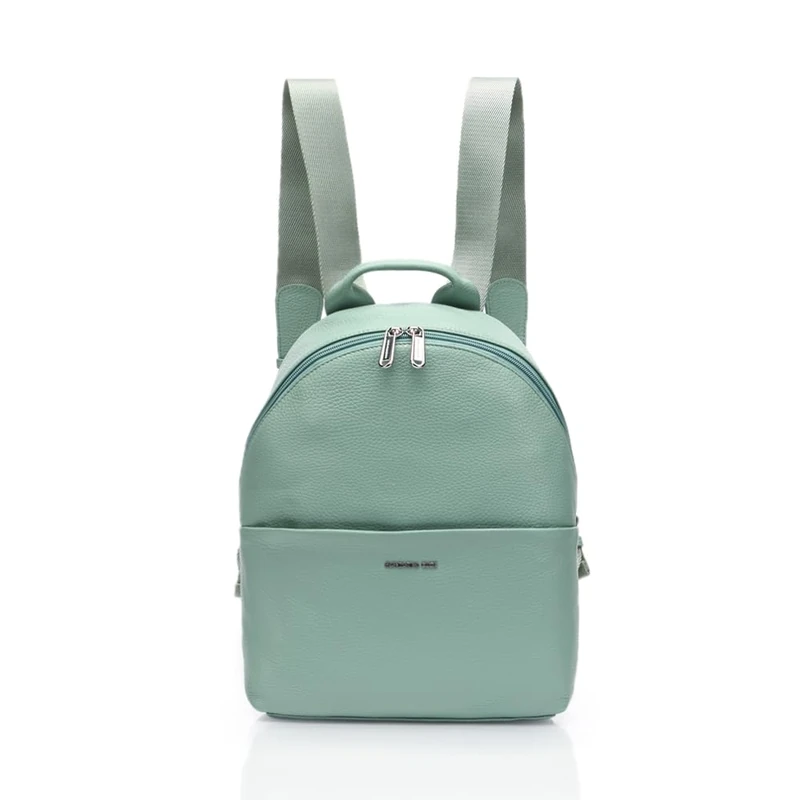 Mandarina Duck Women Mellow Leather Backpack, Iceberg Green, One Size