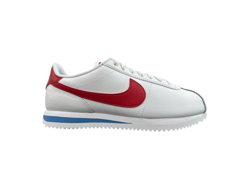 Nike Women's Cortez Shoes, White/Varsity Red/Varsity Blue, 3