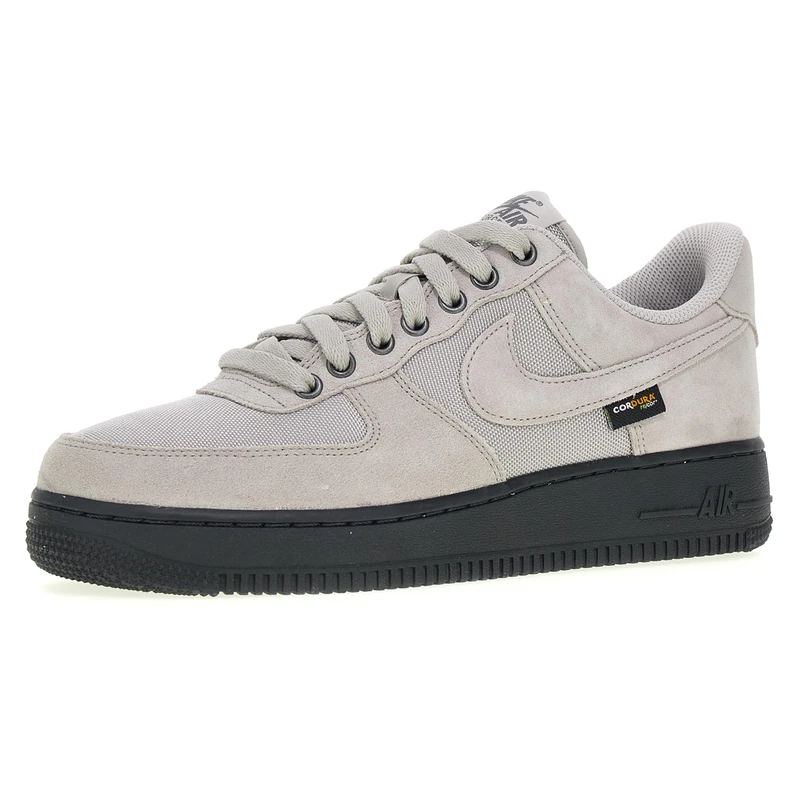 NIKE HQ3822-001 AIR Force 1 '07 Men LT Iron ORE/LT Iron ORE-Black-Smoke Grey UK 9.5