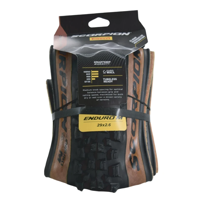 Pirelli Scorpion Enduro M HardWall Bike Tyre, 29 x 2.6, Classic Tan Wall