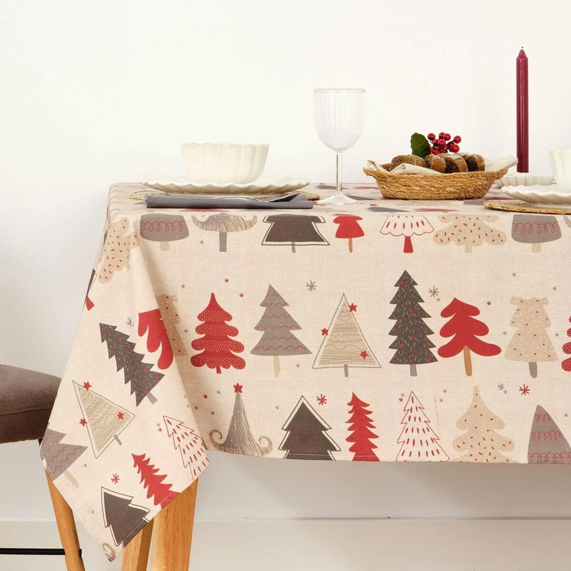 Muaré Lapland Stain Resistant Resin Tablecloth 200 x 140 cm