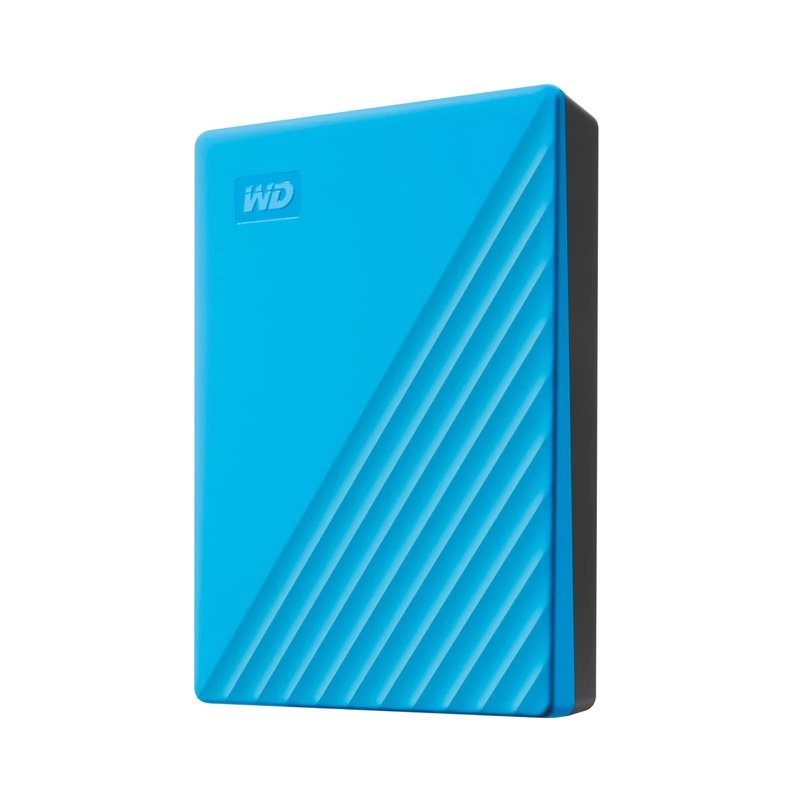 WD 6TB My Passport portable external storage, external hard drive, USB 3.0, portable HDD with software for device management, backup and password protection, works with PC, Xbox &Playstation, Blue