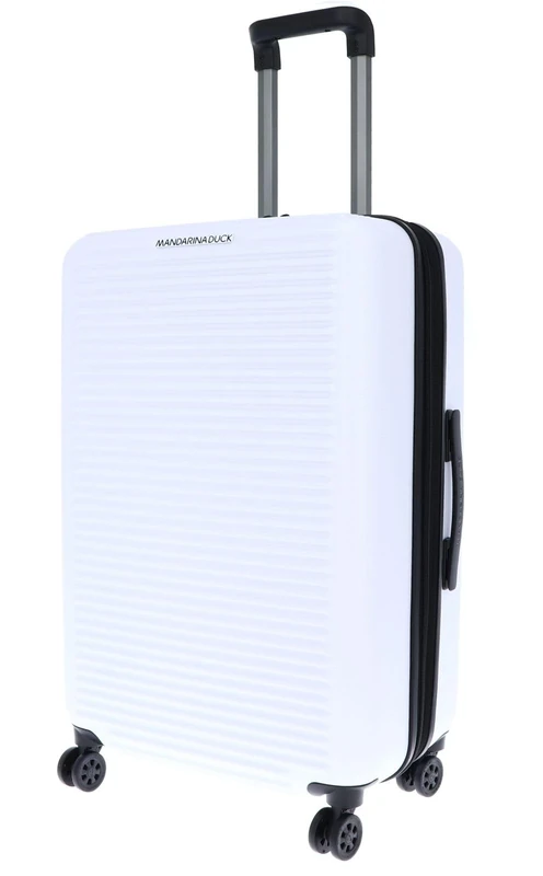 Mandarina Duck Tank Case Trolley Medium EXP, Optical White, M, Tank CASE