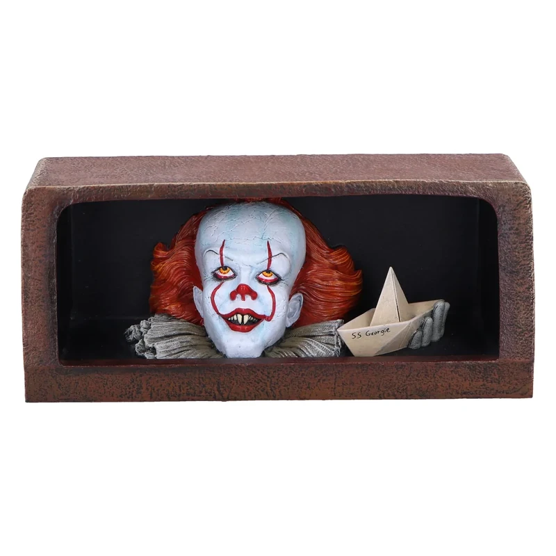 Nemesis Now IT Pennywise Drain Light Up Figurine 20cm, Resin, Official IT The Clown Merchandise, Pennywise Clown Light, IT Movie Room Decor, Cast in the Finest Resin, Expertly Hand-Painted