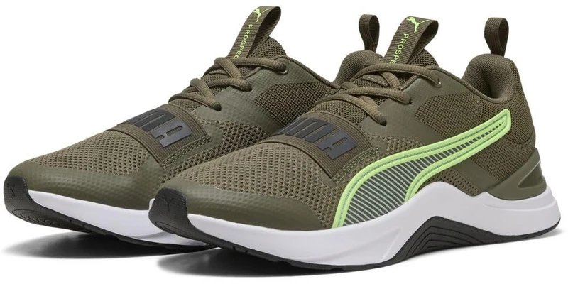 PUMA Unisex Prospect Cross Trainer, Loden Green Black-Green Glare, 4.5 UK