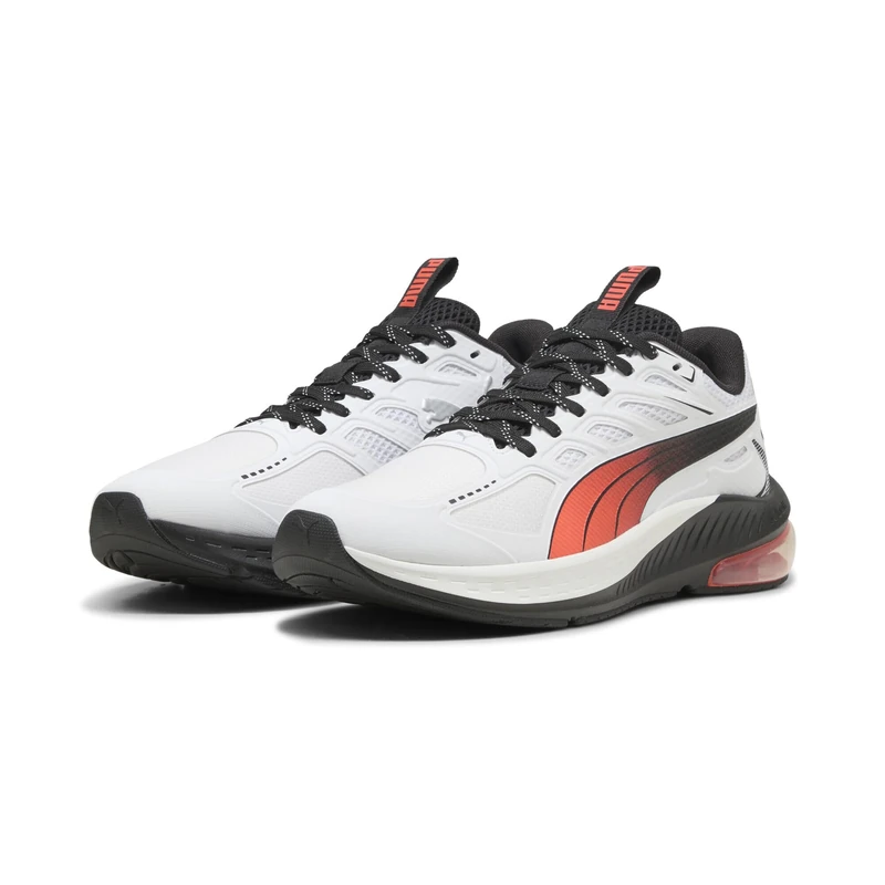 PUMA Men's X-Cell Lightspeed Road Running Shoe, White-Glowing RED, 10 UK - Image 1
