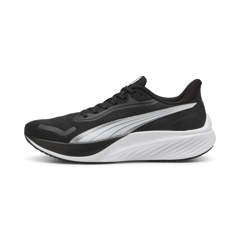 PUMA Unisex Pounce Lite Road Running Shoe, Puma Black Puma White, 7 UK