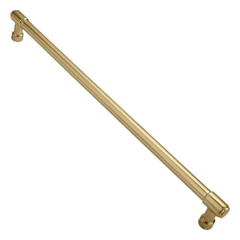 ZAUYX Solid Heavy Duty Jasper Pull Gold Appliance Pull 18 Inch Brushed Brass Cabinet Pulls Extra Long Kitchen Cabinet Handles Cabinet Hardware Kitchen Handles for Drawer Cupboard Handles