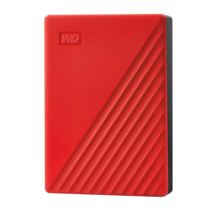 WD 6TB My Passport portable external storage, external hard drive, USB 3.0, portable HDD with software for device management, backup and password protection, works with PC, Xbox &Playstation, Red