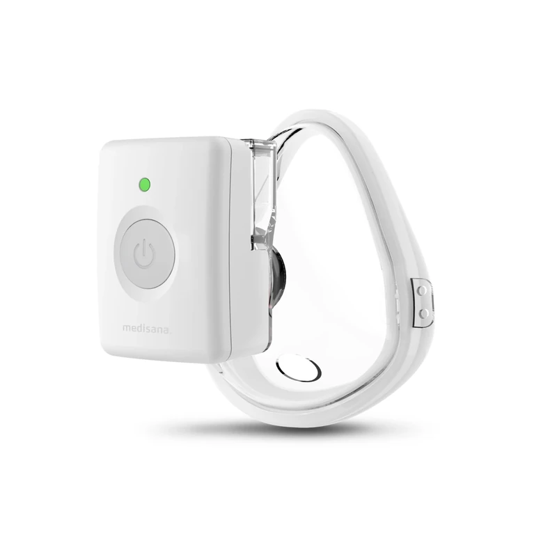 medisana in 700 Mesh Nebuliser Inhaler – Portable Handheld Nebulizer for Adults and Kids with Rechargeable Battery, Quiet Ultrasonic Vibrating Mesh, Kit with Mask and Mouthpiece