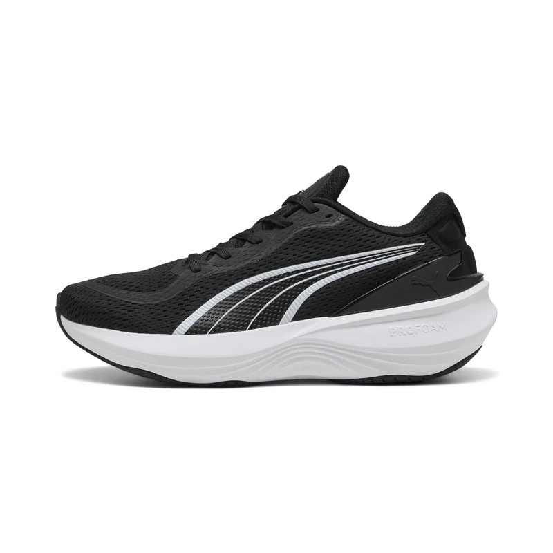 PUMA Unisex Scend Pro 2 Road Running Shoe, Puma Black Puma White, 10.5 UK