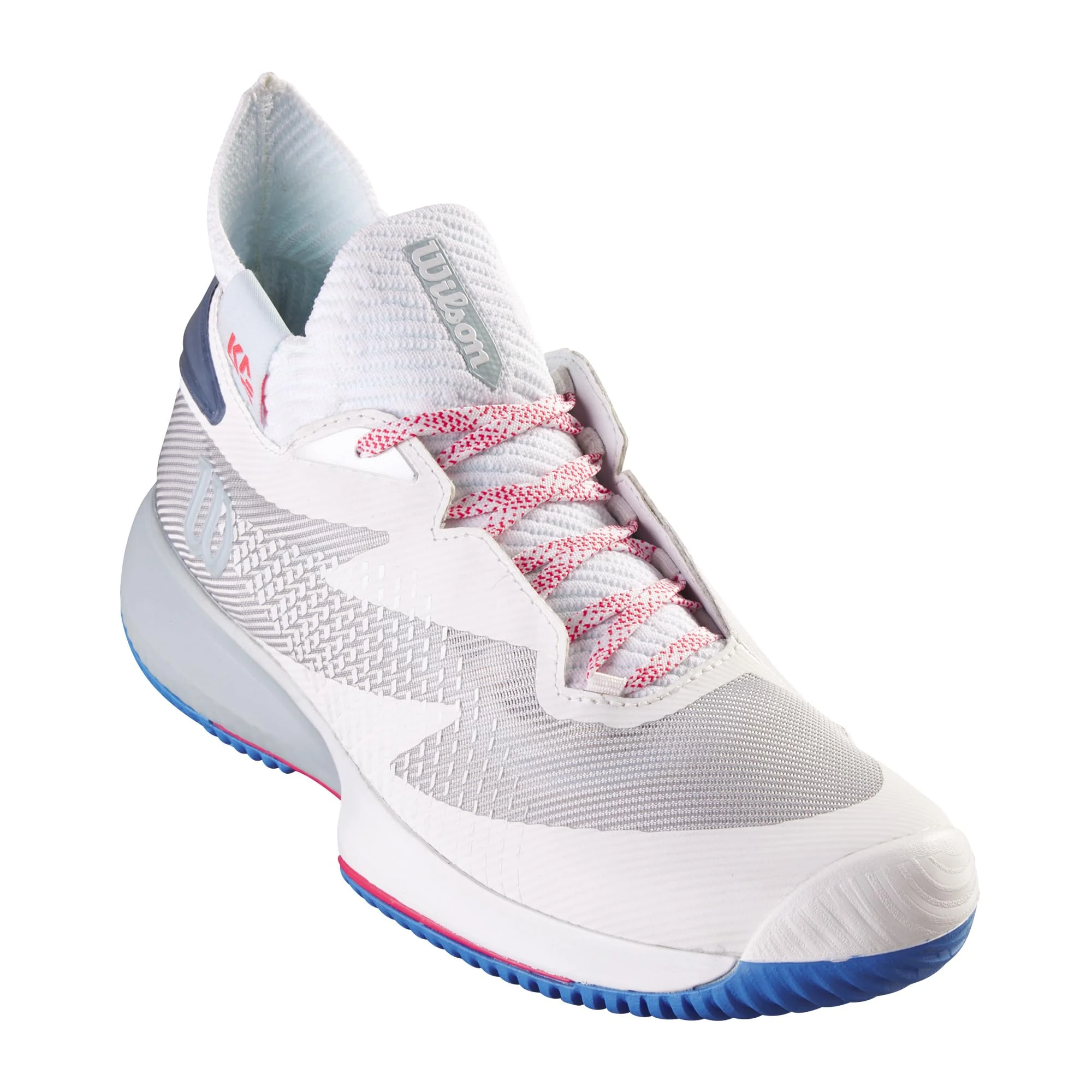WILSON KAOS Rapide SFT Women's Tennis Shoes Sneaker, White/Cooling Spray/French Blue, 9 UK