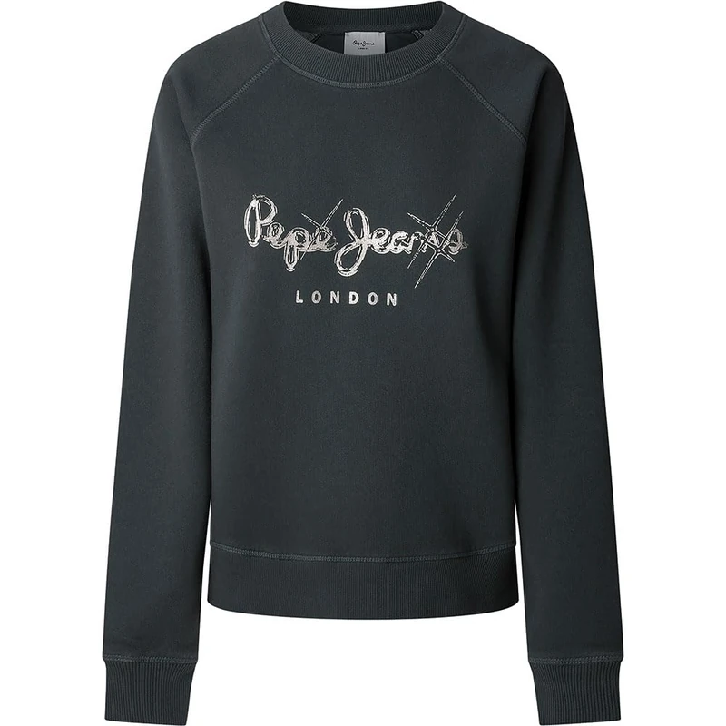 Pepe Jeans Women's Lupita Sweatshirt, Black (Black), M